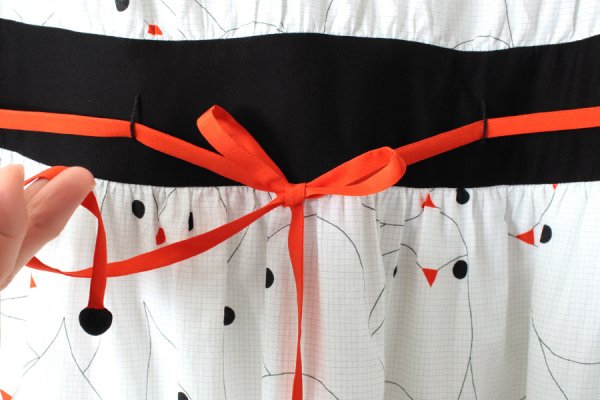 画像5: ☆ キャズエドゥミ 別注スペシャルアイテム sea fowl ドレス YS3750(WH) (5)