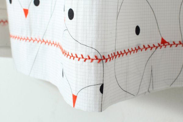 画像7: ☆ キャズエドゥミ 別注スペシャルアイテム sea fowl ドレス YS3750(WH) (7)