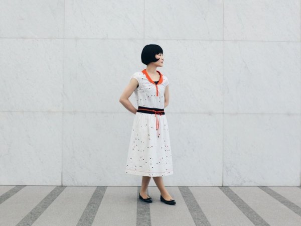 画像17: ☆ キャズエドゥミ 別注スペシャルアイテム sea fowl ドレス YS3750(WH) (17)