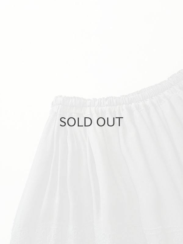 画像4: felice ギャザースカート (ACA5392:BK) (4)