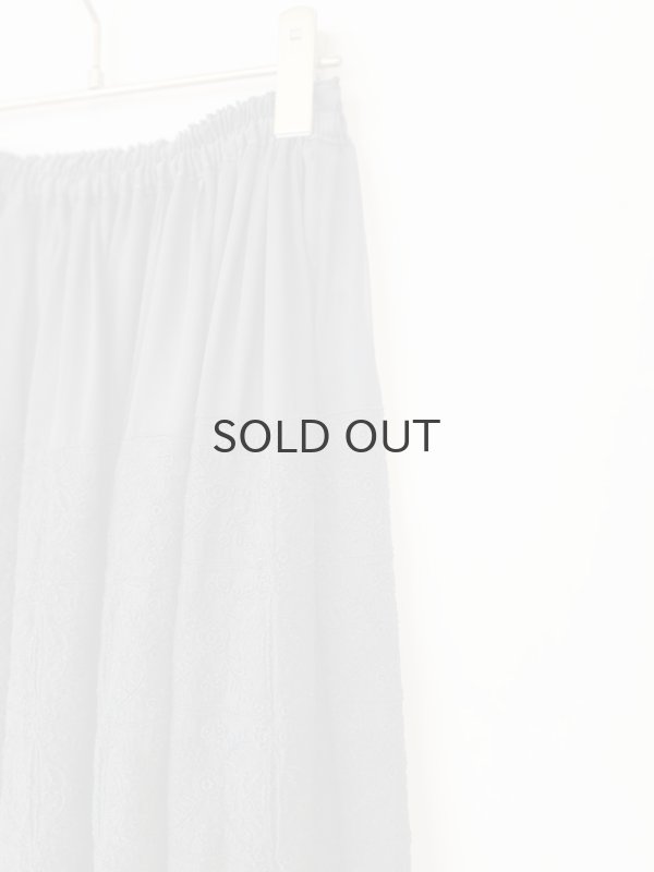 画像2: felice ギャザースカート (ACA5392:BK) (2)