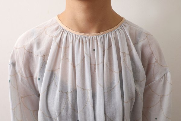 画像15: ◎ löysä ギャザードレス (ACS3063:LBL) (15)