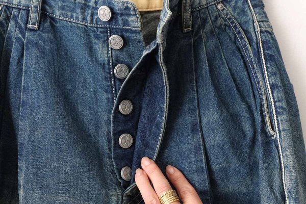 画像6: every day タックテーパードデニム DN4596 (BL) (6)