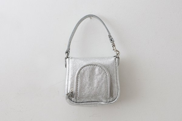 画像3: ソフトメタリック 籐付きミニサイフ (SV) (3)