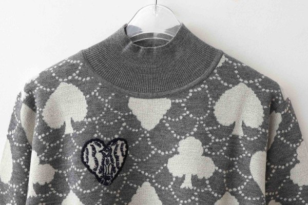 画像3: forest card ニットプルオーバー (ADA8042:GY) (3)