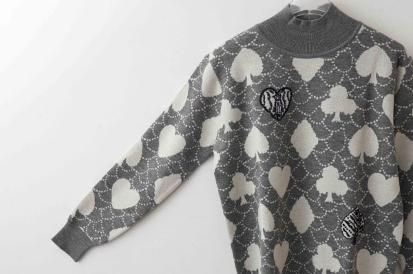 画像8: forest card ニットプルオーバー (ADA8042:GY) (8)