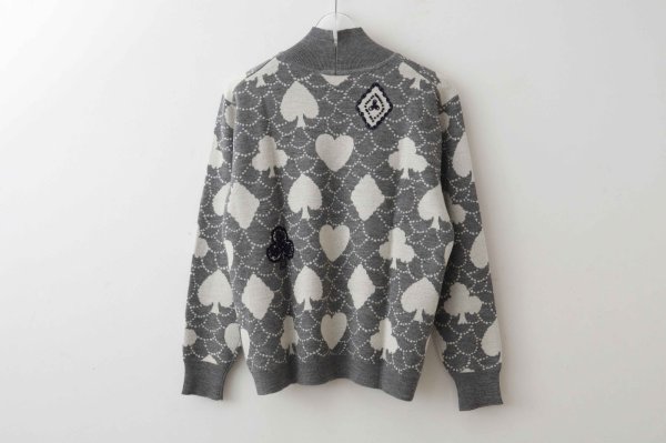 画像2: forest card ニットプルオーバー (ADA8042:GY) (2)