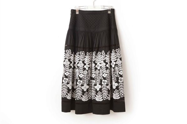 画像2: swing garden スカート (ADA5420:BK) (2)