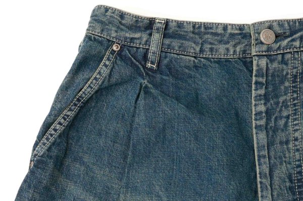 画像5: every day ニーパネルデニム DN4643 (BL) (5)