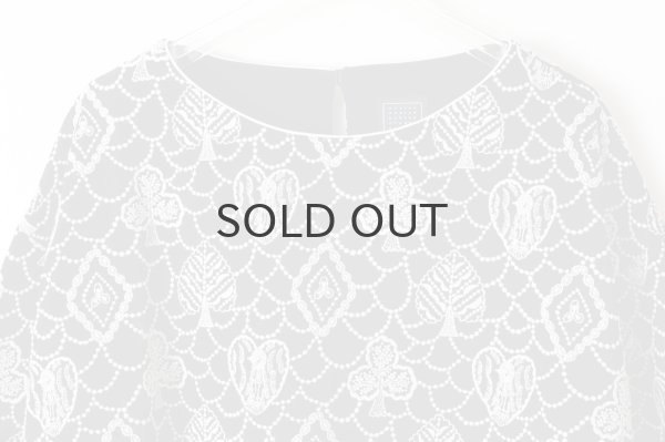 画像3: forest card ブラウス (ADA1403:BK) (3)