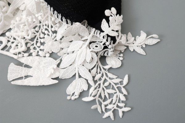 画像5: forest parade ストール (ADA7729:BK) (5)