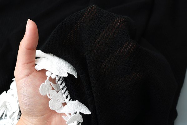 画像8: forest parade ストール (ADA7729:BK) (8)