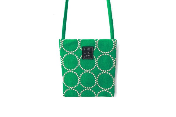 画像1: tambourine pocket bag (ADA9305:GR) (1)
