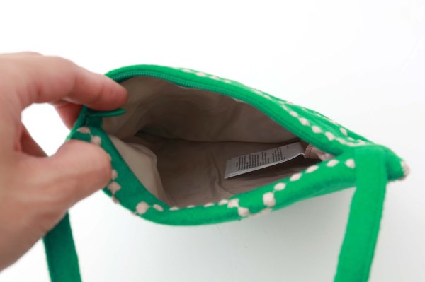 画像7: tambourine pocket bag (ADA9305:GR) (7)