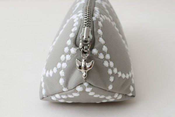 画像5: quartz pouch -tambourine- (ADA7713:GY) (5)