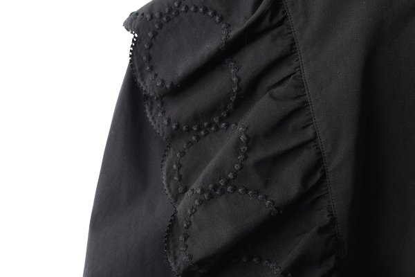 画像4: tambourine ラグランスリーブブラウス (ADA1399:BK) (4)