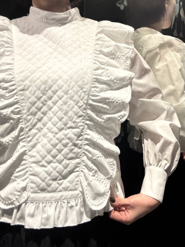 画像17: tambourine ブラウス (AES1435:WH) (17)