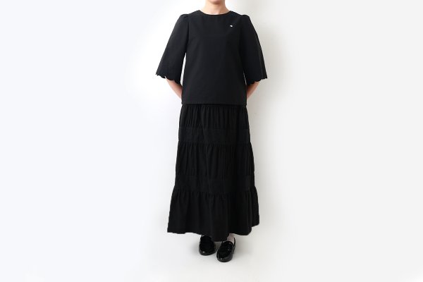 画像15: tambourine ティアードスカート (ADS5402:BK) (15)