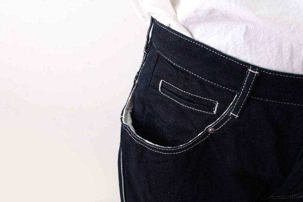 画像17: always ビッグポケットワイドデニム (DN4627:BL) (17)