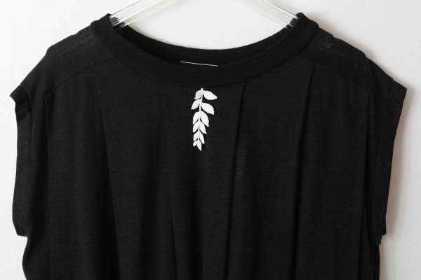 画像3: □ viileä フレンチスリーブプルオーバー (ADS8978:BK) (3)