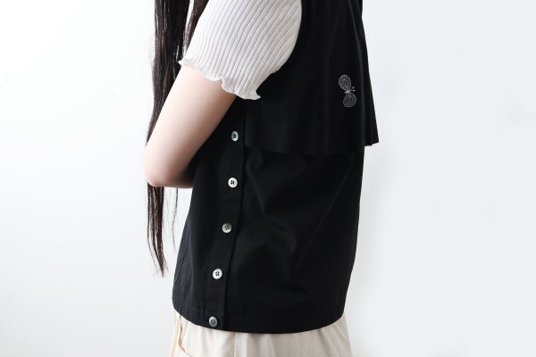 画像17: choucho ノースリーブブラウス (ADS1364:BK) (17)