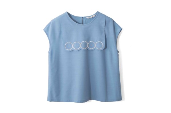 2025ss ミナペルホネン tambourineフレンチスリーブブラウス tambourine フレンチスリーブブラウス - minä perhonen