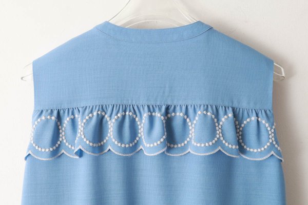 画像10: tambourine ノースリーブドレス (ADS3134:BL) (10)