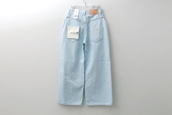 画像2: always ビッグポケットワイドデニム (DN4632A:LBL) (2)