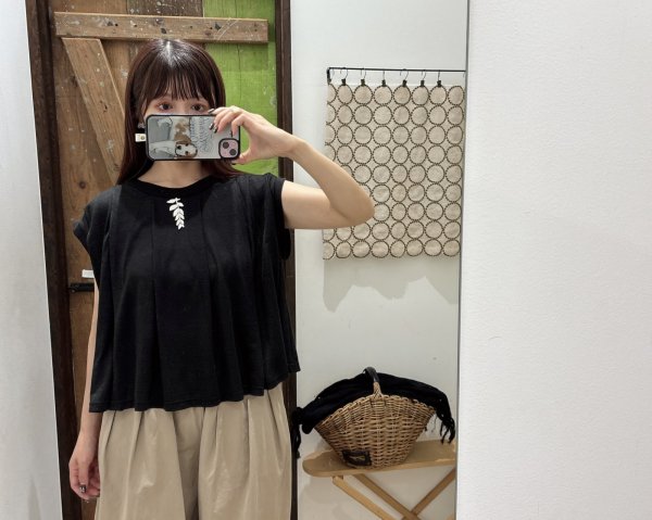 画像9: □ viileä フレンチスリーブプルオーバー (ADS8978:BK) (9)