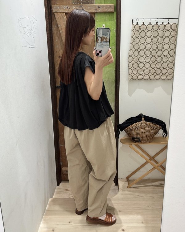 画像10: □ viileä フレンチスリーブプルオーバー (ADS8978:BK) (10)