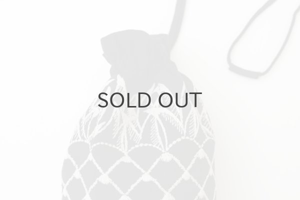 画像5: 25th anniversary 別注アイテム ananas 巾着bag (ACS7587:BK) (5)