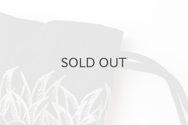 画像7: 25th anniversary 別注アイテム ananas 巾着bag (ACS7587:BK) (7)