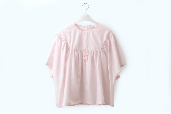 画像1: light wind ヨークギャザーブラウス (AES1428:LPK) (1)