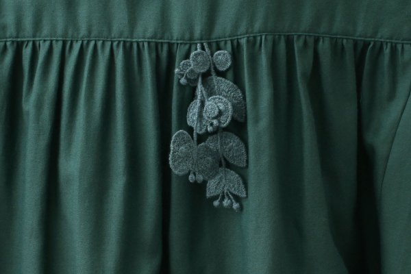 画像6: light wind ヨークギャザーブラウス (AES1428:GR) (6)