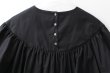 画像9: light wind ヨークギャザーブラウス (AES1428:BK) (9)