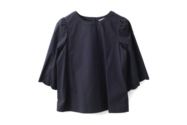 画像1: tambourine フレアスリーブブラウス (AES1448:NV) (1)