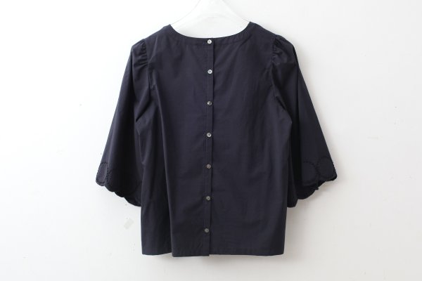 画像2: tambourine フレアスリーブブラウス (AES1448:NV) (2)