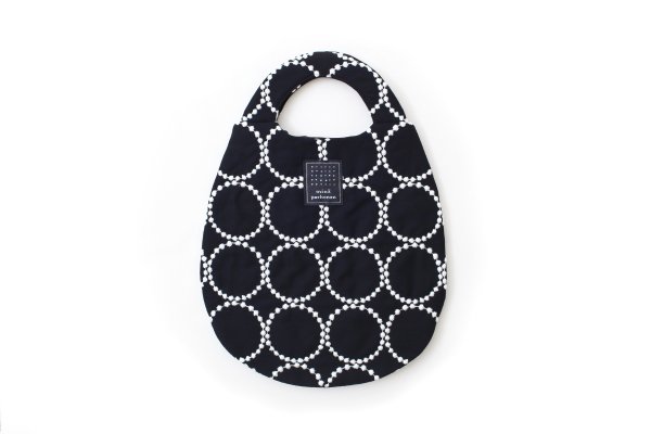 画像1: tambourine uzura bag (AES9394:NV) (1)