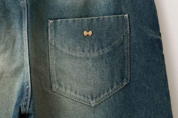 画像9: always ビッグポケットワイドデニム (DN4627:BL) (9)