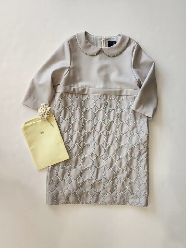 画像16: ○ 子供服 tambourine 丸襟ワンピース (ACS3391P:NV×WH / LGY) (16)