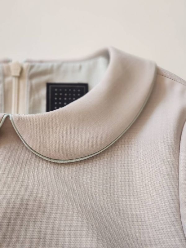 画像18: ○ 子供服 tambourine 丸襟ワンピース (ACS3391P:NV×WH / LGY) (18)