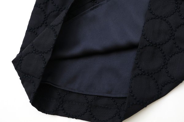 画像10: ○ 子供服 tambourine 丸襟ワンピース (ACS3391P:NV×NV) (10)