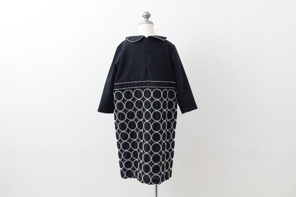 画像13: ○ 子供服 tambourine 丸襟ワンピース (ACS3391P:NV×WH / LGY) (13)