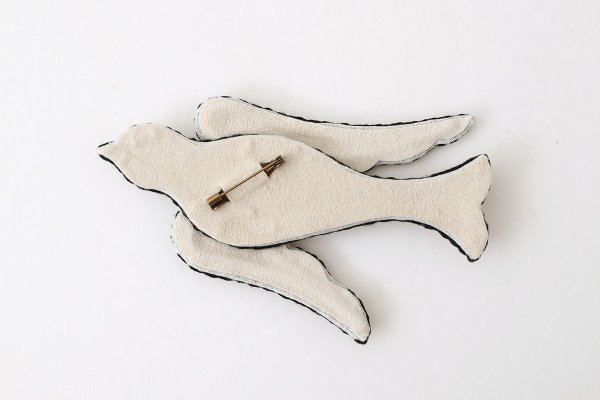 画像2: wind bird コサージュ (ADA7756:IV) (2)