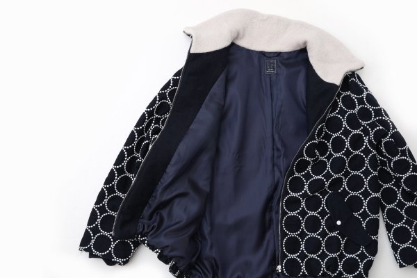 画像13: 子供服 tambourine 中綿コート (AEA6085PD:NV) (13)