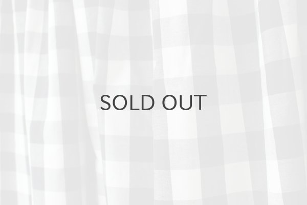 画像7: 再入荷‼︎ 3 ET DEMI original　ギンガムチェック・ギャザーロングスカート （BK/WH)  [3 ET DEMI] (7)