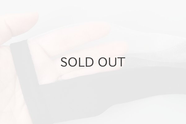 画像8: 1COLOR SEE-THROUGH SOCKS (BK) (8)