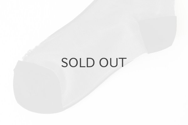 画像5: 1COLOR SEE-THROUGH SOCKS (BK) (5)