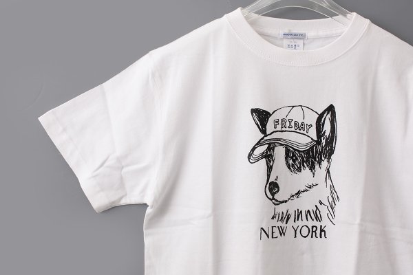 画像3: Souvenir T-Shirts "New York" Friday Canaan Dog (WH) (3)