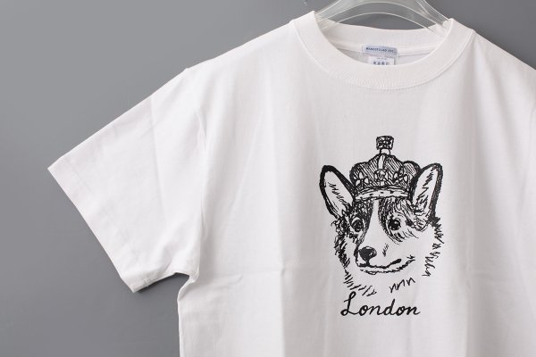 画像3: Souvenir T-Shirts "London" Queen Corgi (WH) (3)